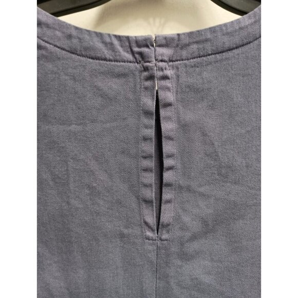 Violet Weekend Womens Shift Dress Medium Ivory Midnight Ombre Bell Sleeve BOHO - Picture 10 of 11